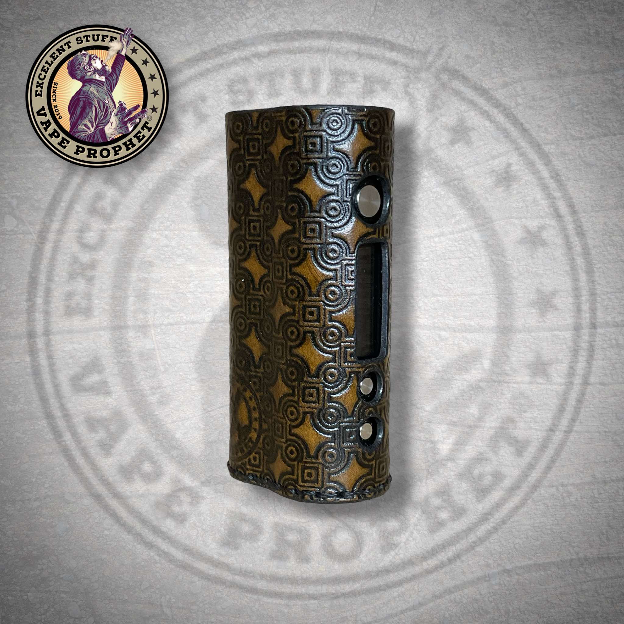 Leather Struktur Sleeve "Shifted", passend für die Pipeline Pro M/Dicodes Dani Micro 21700 
