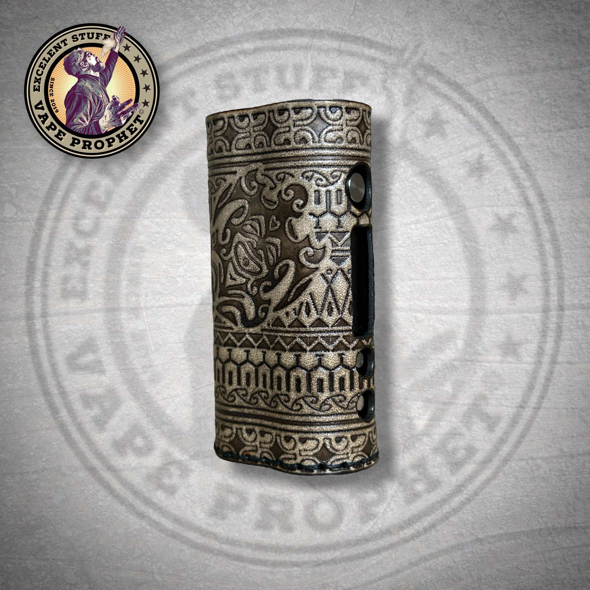 Leather Struktur Sleeve "Maui Nature", passend für die Pipeline Pro M/Dicodes Dani Micro 21700 